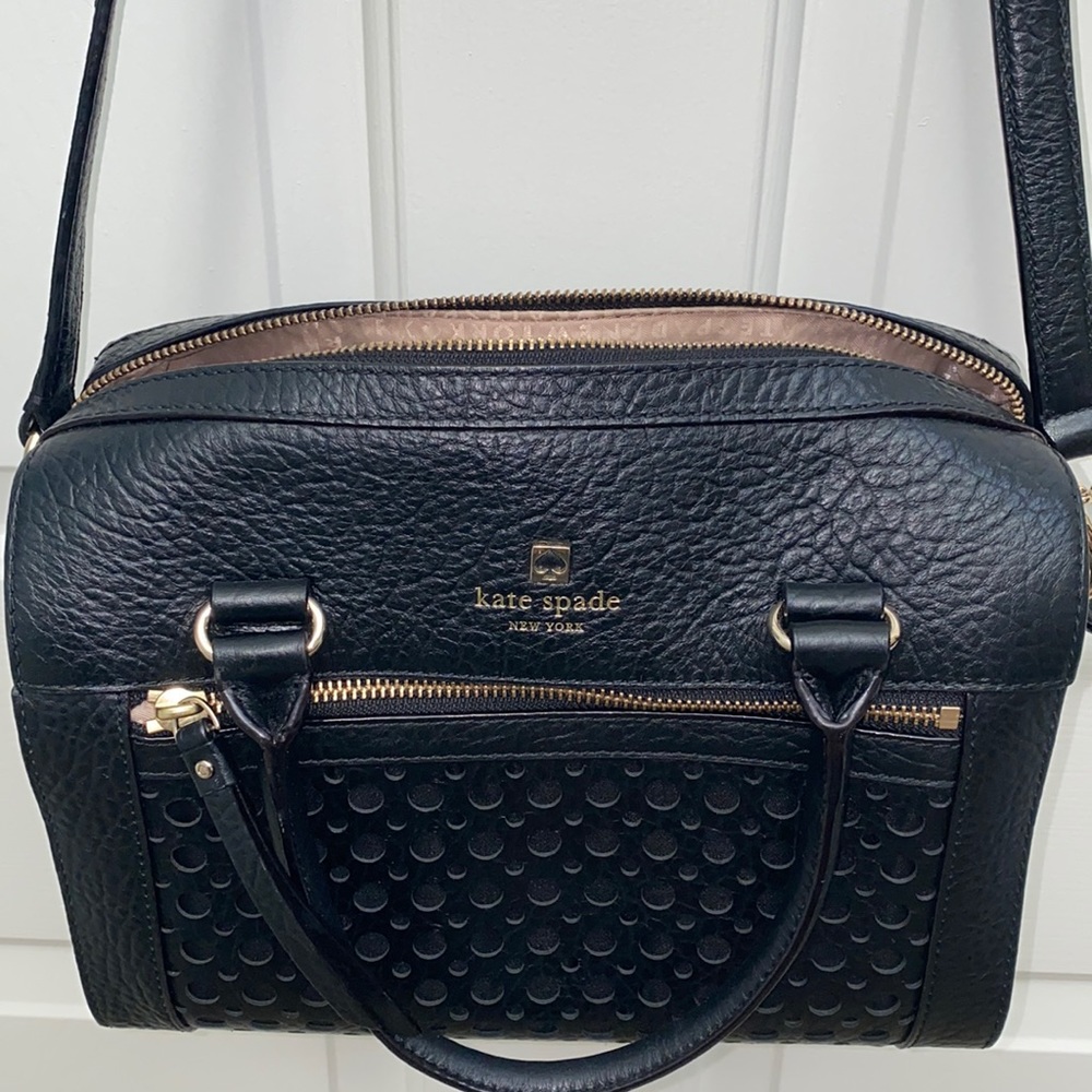 Black Leather Kate Spade Purse